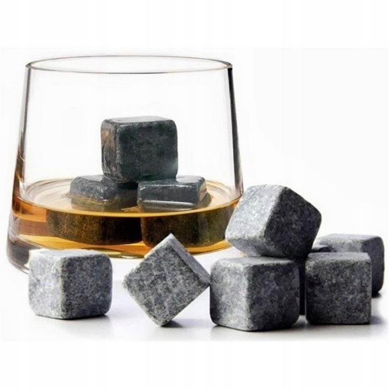 Kamienie Do Whisky Drinków Małe Granit 10szt.