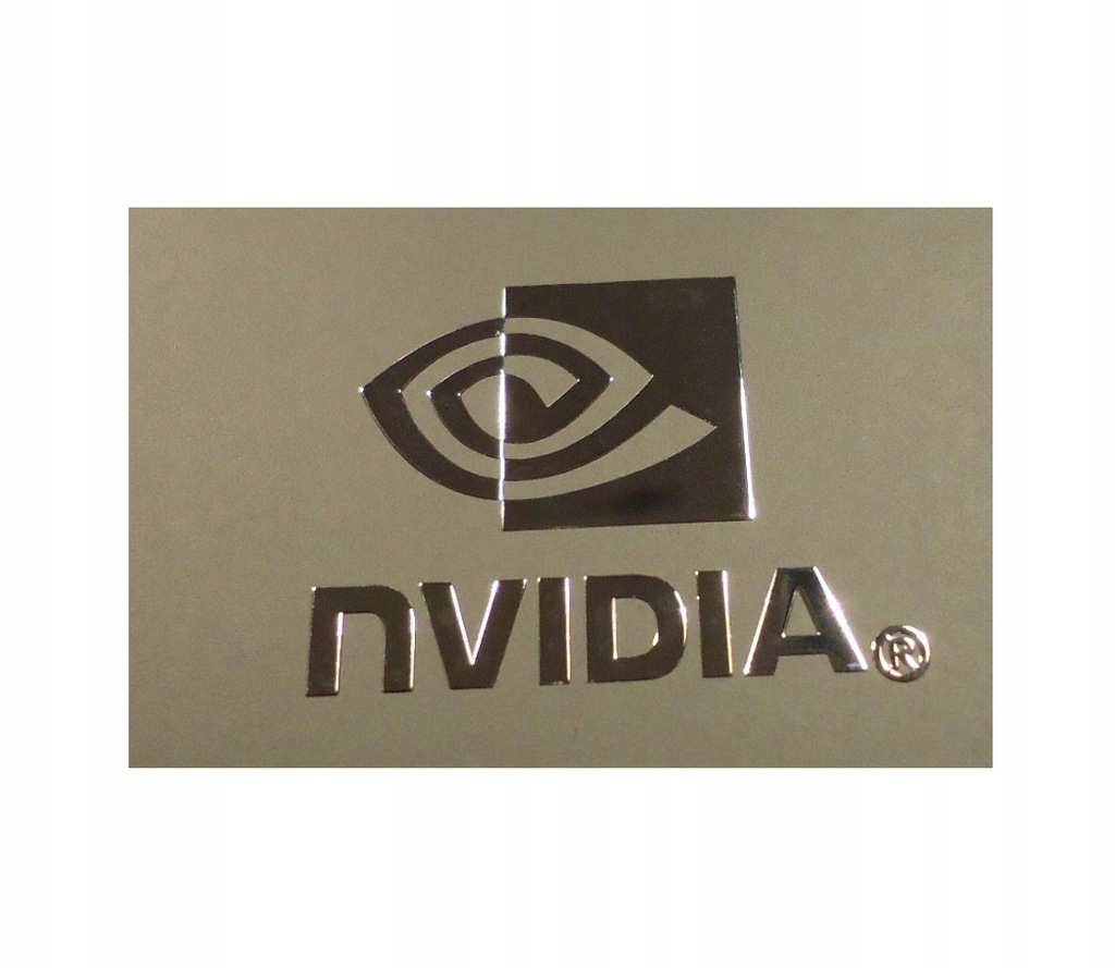 225 Naklejka nVIDIA Metal Edition 30 x 23 mm