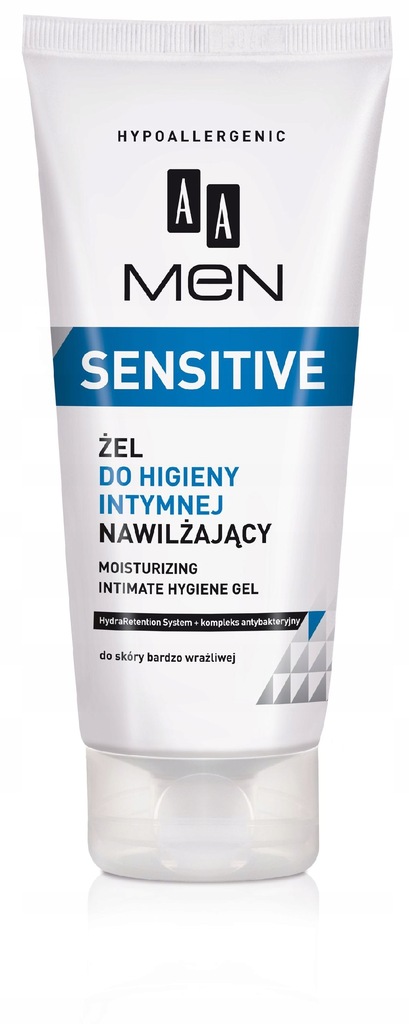 AA Men Sensitive Żel do higieny intymnej nawilżają