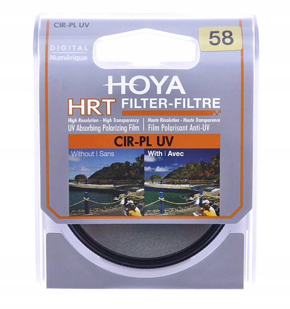 Hoya HRT 58 mm filtr polaryzacyjny WYPRZEDAŻ