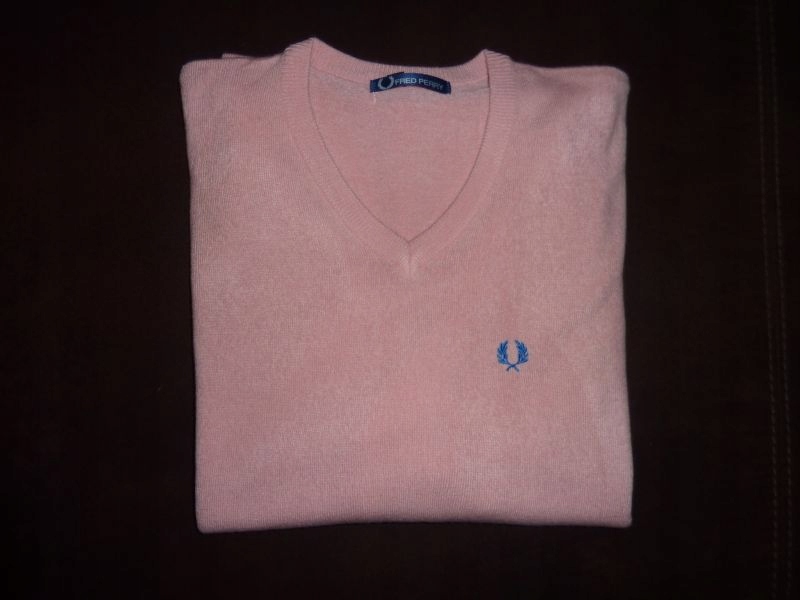 FRED PERRY ŁADNY SWETER roz L