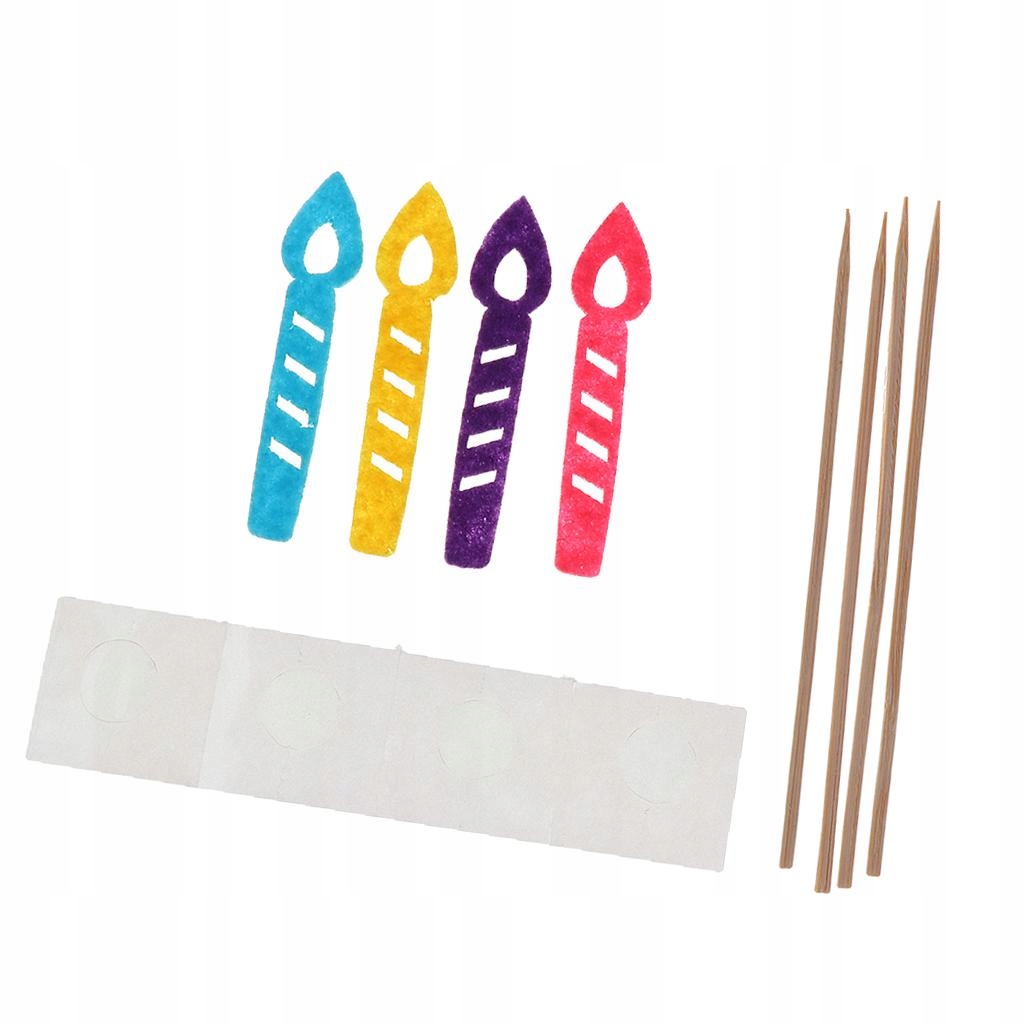 Pieces Of 40 Candy Shape Cake Topper Birthday Party Cake Centerpieces Photo