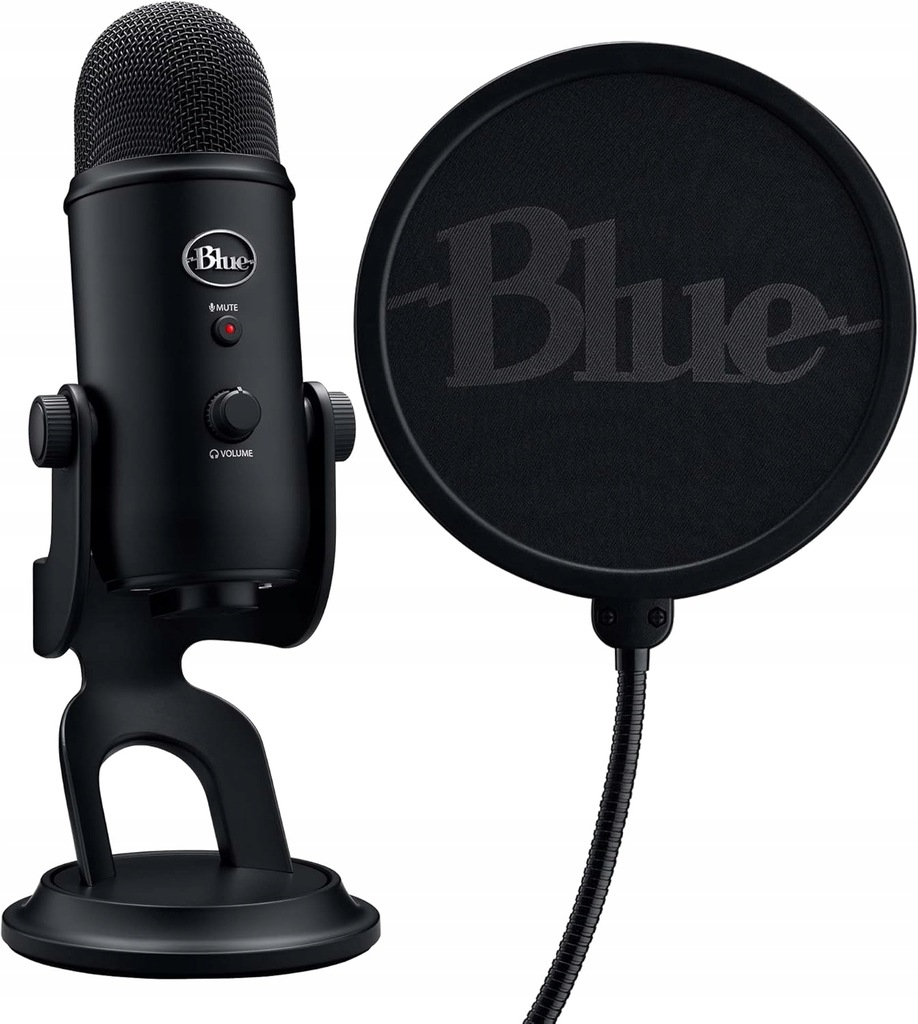 MIKROFON STREAMINGOWY POJEMNOŚCIOWY LOGITECH BLUE YETI Gaming Streaming Kit