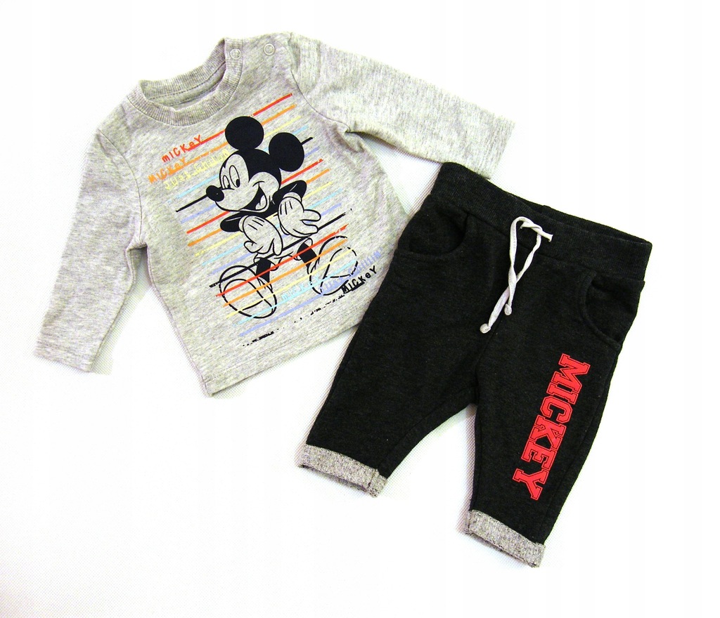 DISNEY_Mickey Mouse_spodnie + bluzka 62 cm