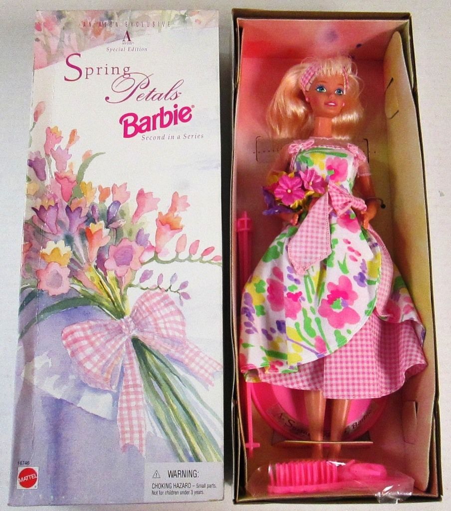 avon spring petals barbie