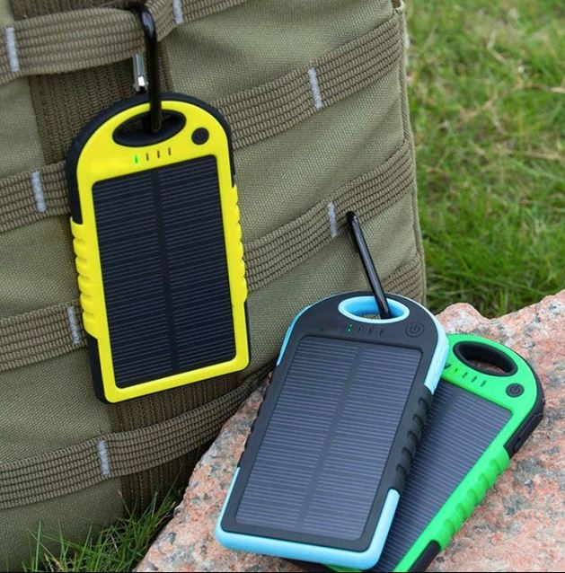 SŁONECZNA Solarna ŁADOWARKA POWER BANK + LATARKA 7247530570