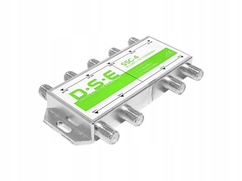Sumator RTV/SAT x4 DSE SSC4 do konwertera typu quad. LAMEX LX5133
