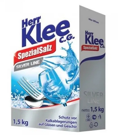 Sól do zmywarki Herr Klee Silver Line 1,5 kg