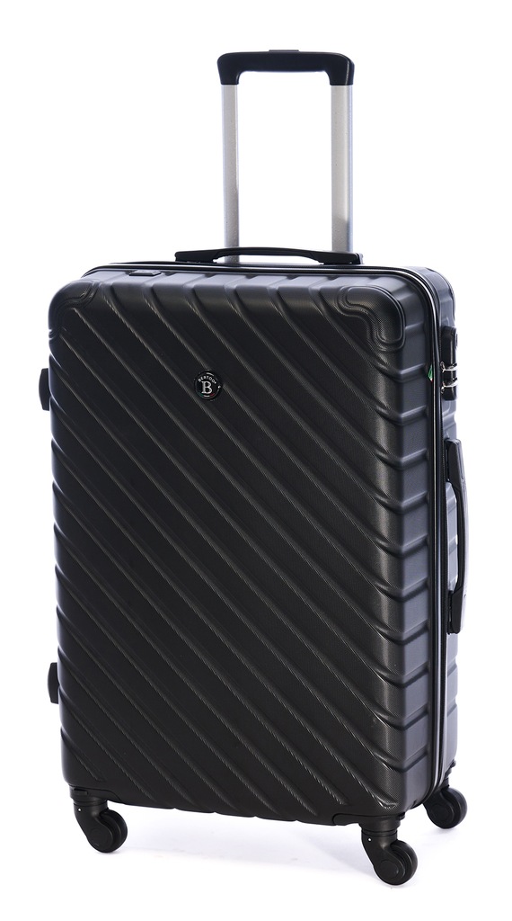Podróżna walizka BERTOO Roma-czarny 58 l, XL