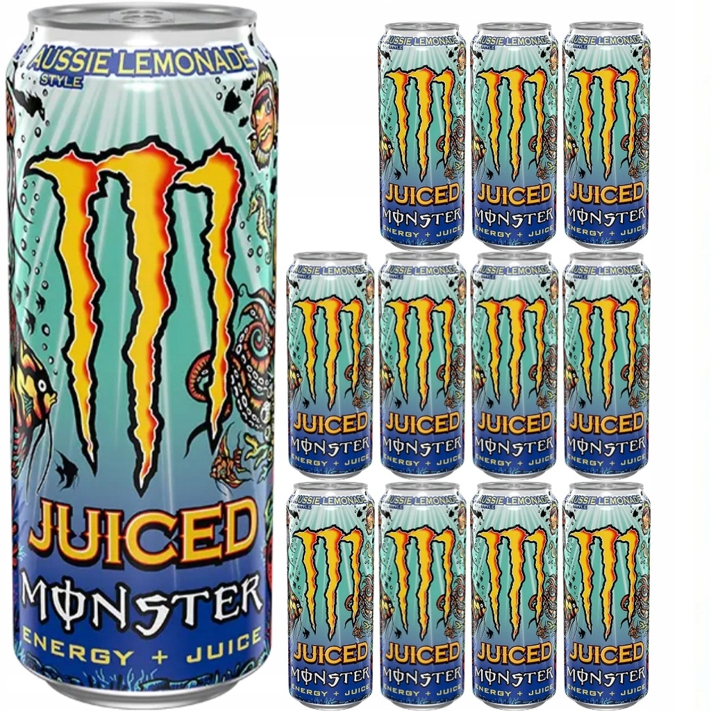 Monster Energy Drink Aussie Lemonade 12x500ml