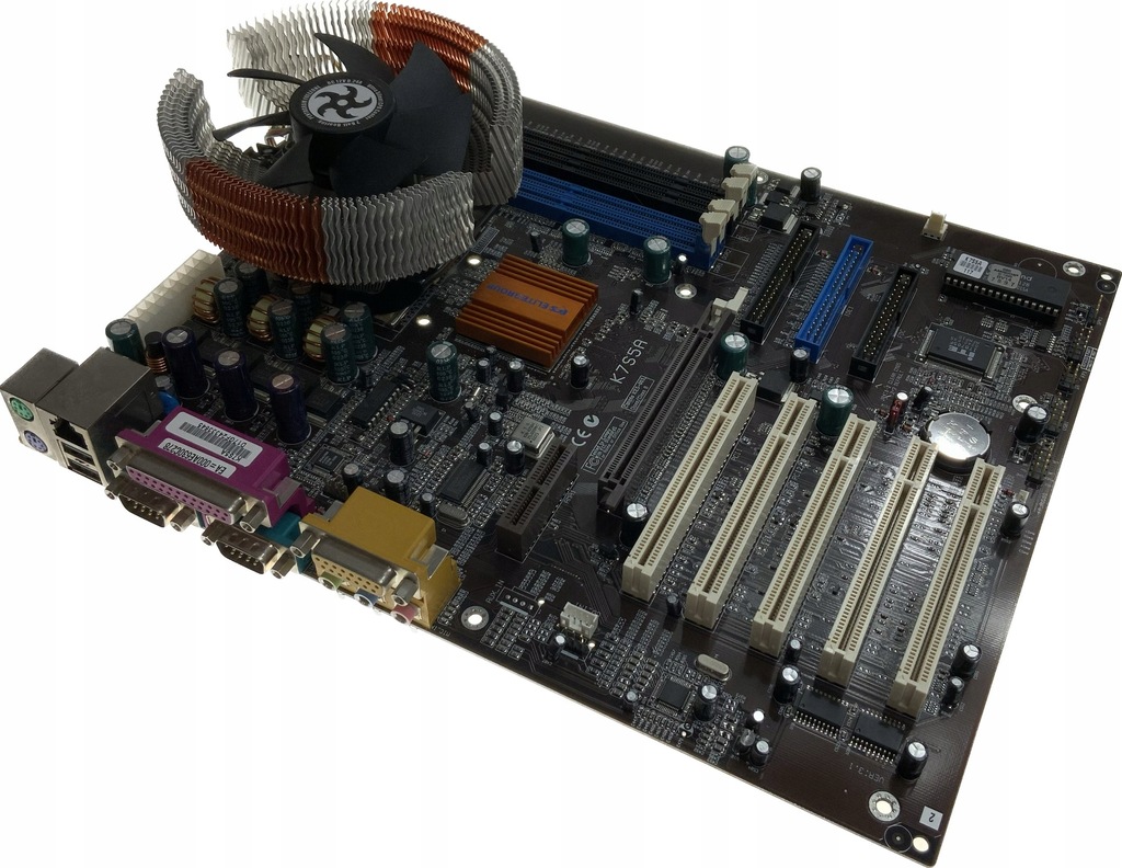 Płyta główna ECS K7S5A ver 3.1 Socket 462 ATX + AMD Duron 1200