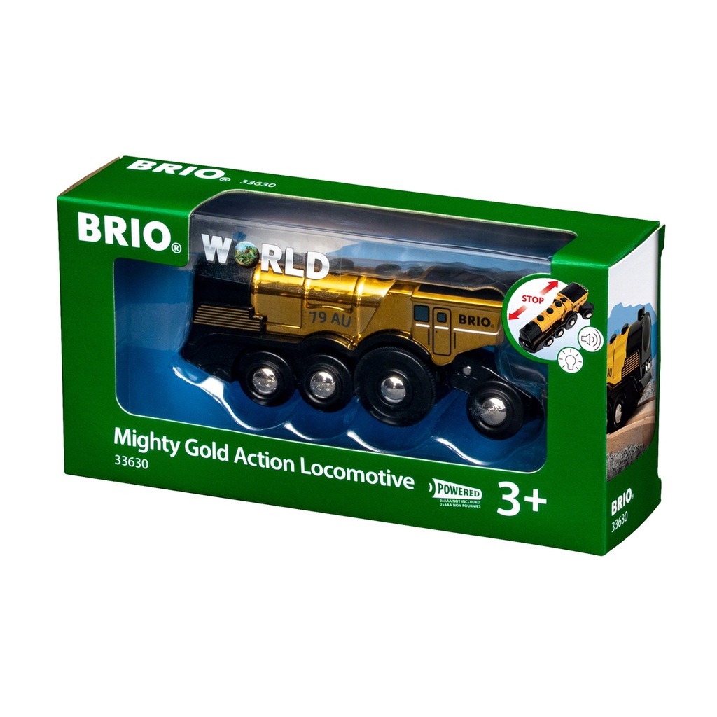 Lokomotywa Brio Mighty Gold Action 33630