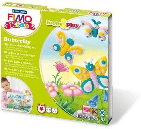 Zestaw Fimo Kids Form&Play 4 x 42g Motyle