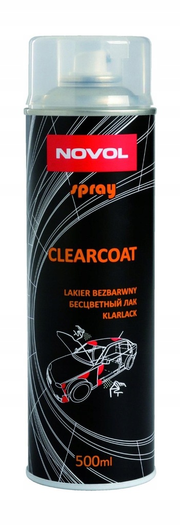 NOVOL-SPRAY CLEARCOAT 500ML