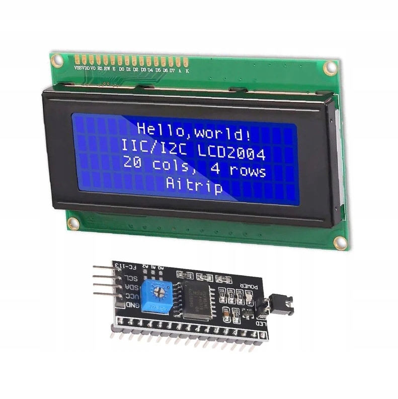 Ekran wyświetlacz LCD2004 LCD IIC/I2C ARDUINO