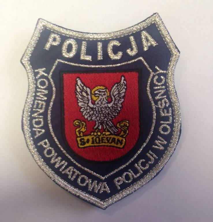 POLICJA naszywka Komenda Powiatowa w Oleśnicy