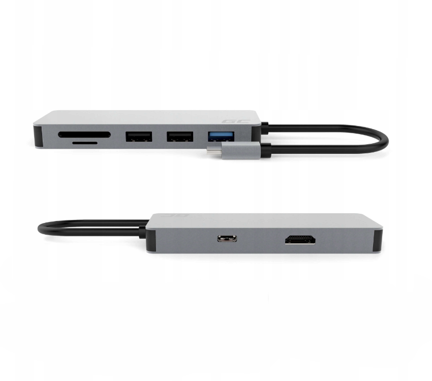 Купить Адаптер-концентратор Green Cell GC USB-C 7 в 1 USB HDMI SD PD: отзывы, фото, характеристики в интерне-магазине Aredi.ru