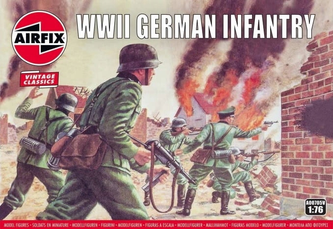 WWII German Infantry - Vintage Classics, Airfix 00705v