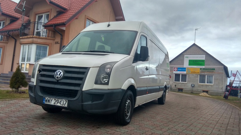 Volkswagen crafter 2.5 long uszkodzony