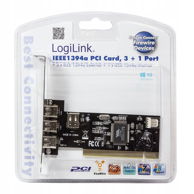 BB255 LOGILINK KARTA FIREWIRE PC0006A