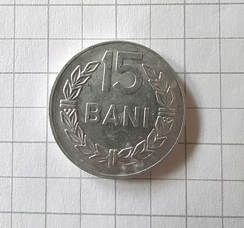 Monety Rumunia Republika - 15 Bani 1975