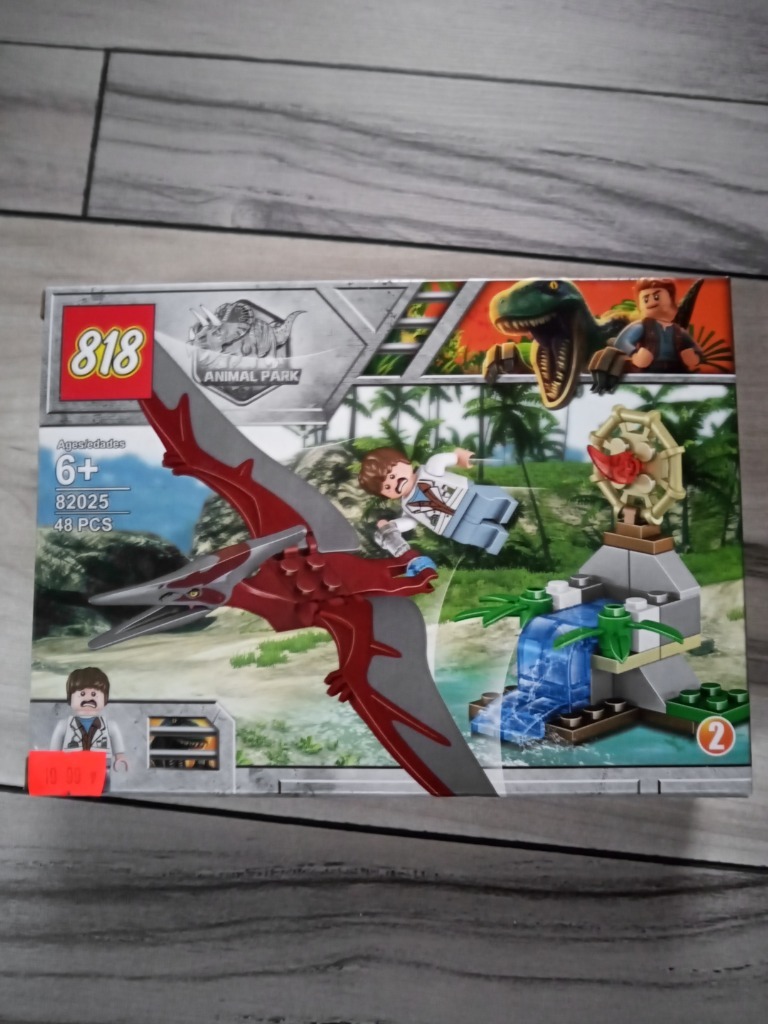 JURASSIC WORLD PTERODAKTYL 1 SZT FIGURKA KLOCKI