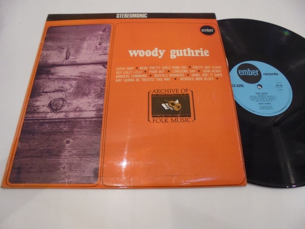 WOODY GUTHRIE same UK 1PRESS