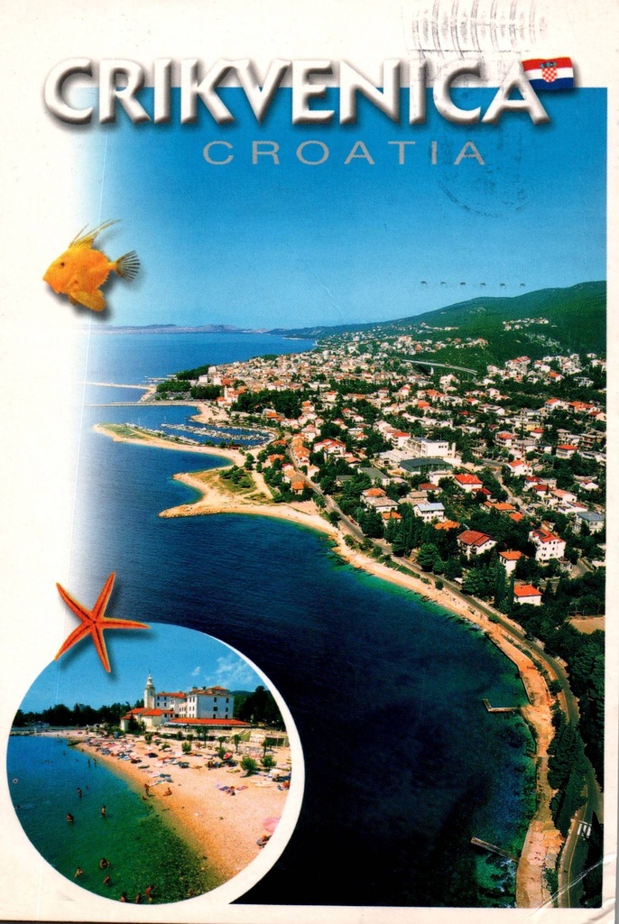 Pocztówka / Chorwacja / Crikvenica