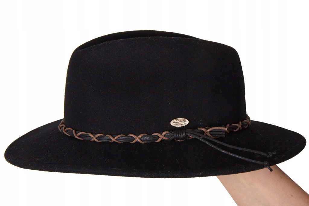 MAYSER TRECKING - wełniany kapelusz fedora - 57