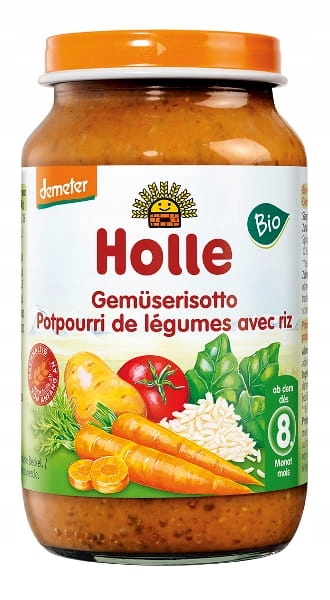 Holle Bio Danie dla niemowląt Risotto 220g