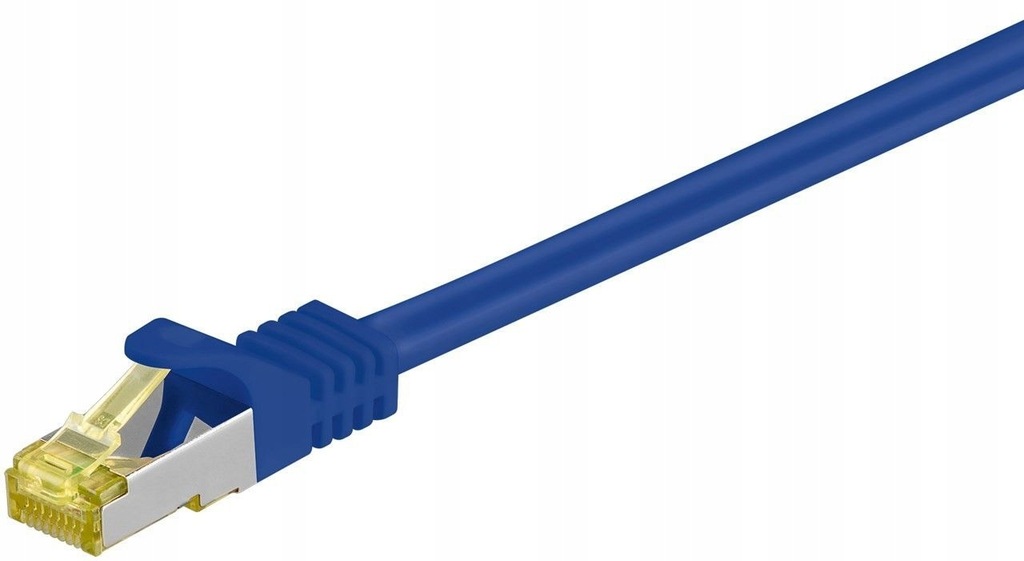 Kabel LAN Patchcord CAT 7 S/FTP niebieski - 0,5m