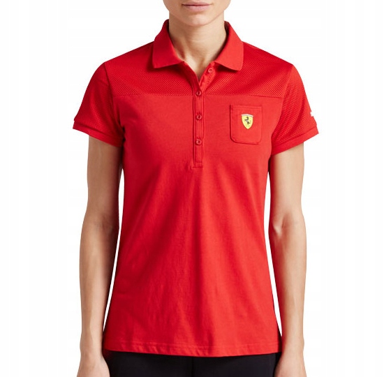 Puma Ferrari bawełniana koszulka polo 761860 L