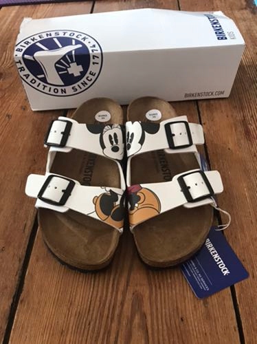 Klapki sandaly Birkenstock roz 35 Disney Micky