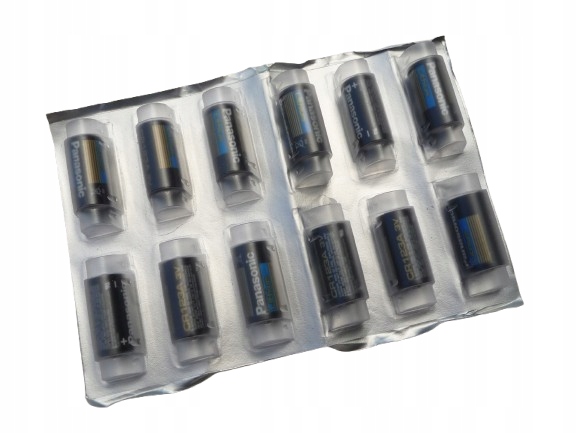 NOWA BATERIA LITOWA PANASONIC CR123A 3V NVG PVS LATARKA 12x US ARMY