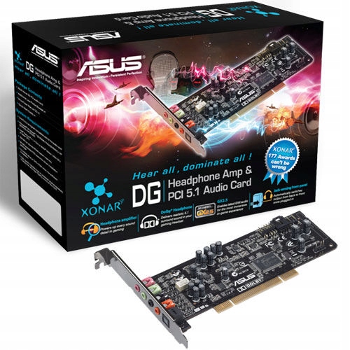 Karta muzyczna Asus Xonar DG PCI 5.1 AUX Komplet