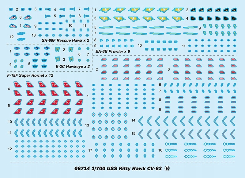 Купить ТРУМПЕТЕР 06714 - 1:700 USS Kitty Hawk CV-63: отзывы, фото, характеристики в интерне-магазине Aredi.ru