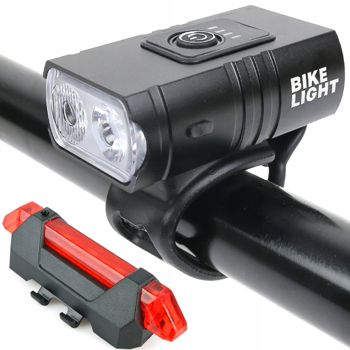 Купить Комплект велосипедных фонарей Front + Rear USB 1000 лм: отзывы, фото, характеристики в интерне-магазине Aredi.ru