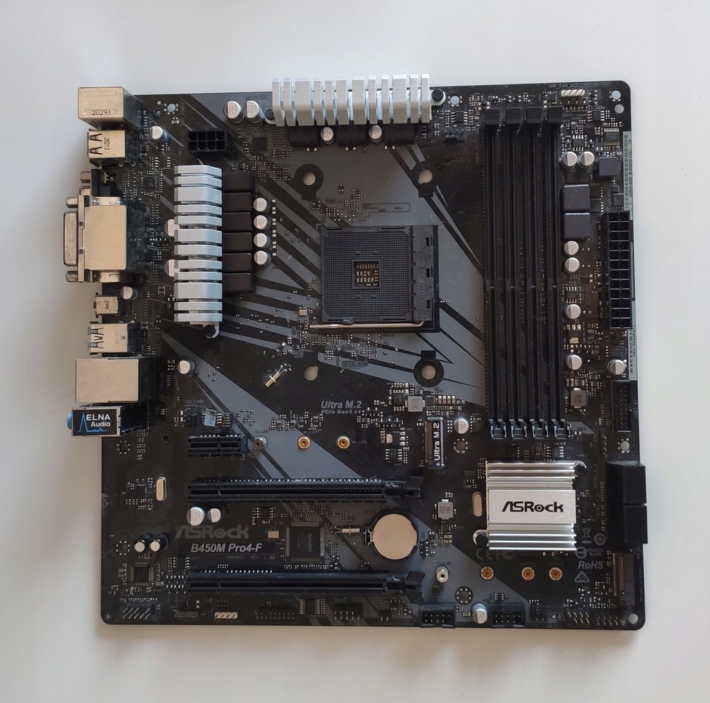Płyta główna ASRock B450M PRO4F Micro ATX 13153563060 oficjalne