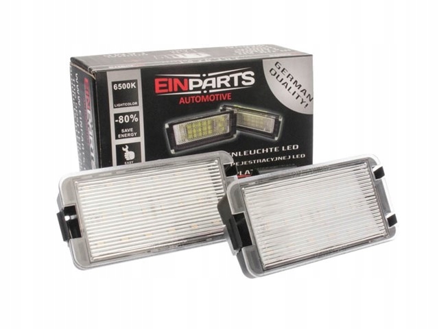 Lampki tablicy rejestracyjnej LED EINPARTS EP53