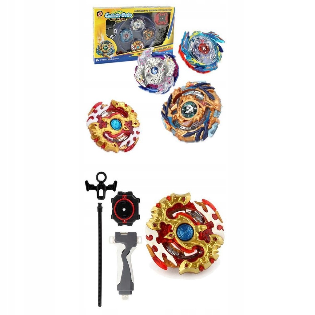 4 Pieces Burst Grip Launcher Toy Set