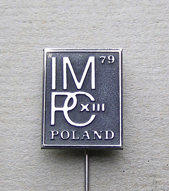Odznaka XIII IMPC Poland 1979