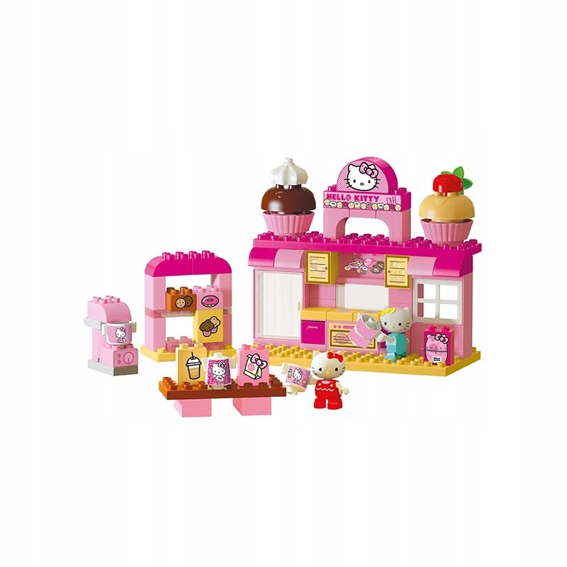 Klocki Big Bloxx Hello Kitty Cukiernia + 2 figurki