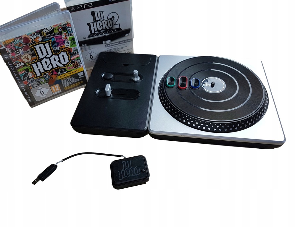 DJ HERO + DJ HERO 2 + MIXER PS3