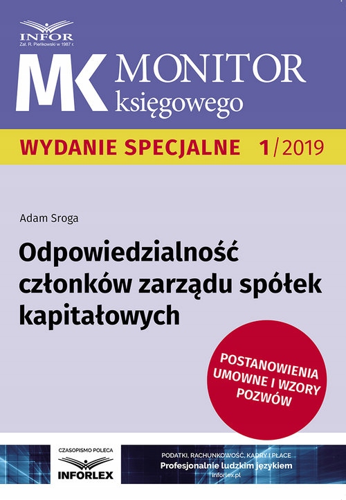 Odpowiedzialność członków zarządu spółek kapitałow