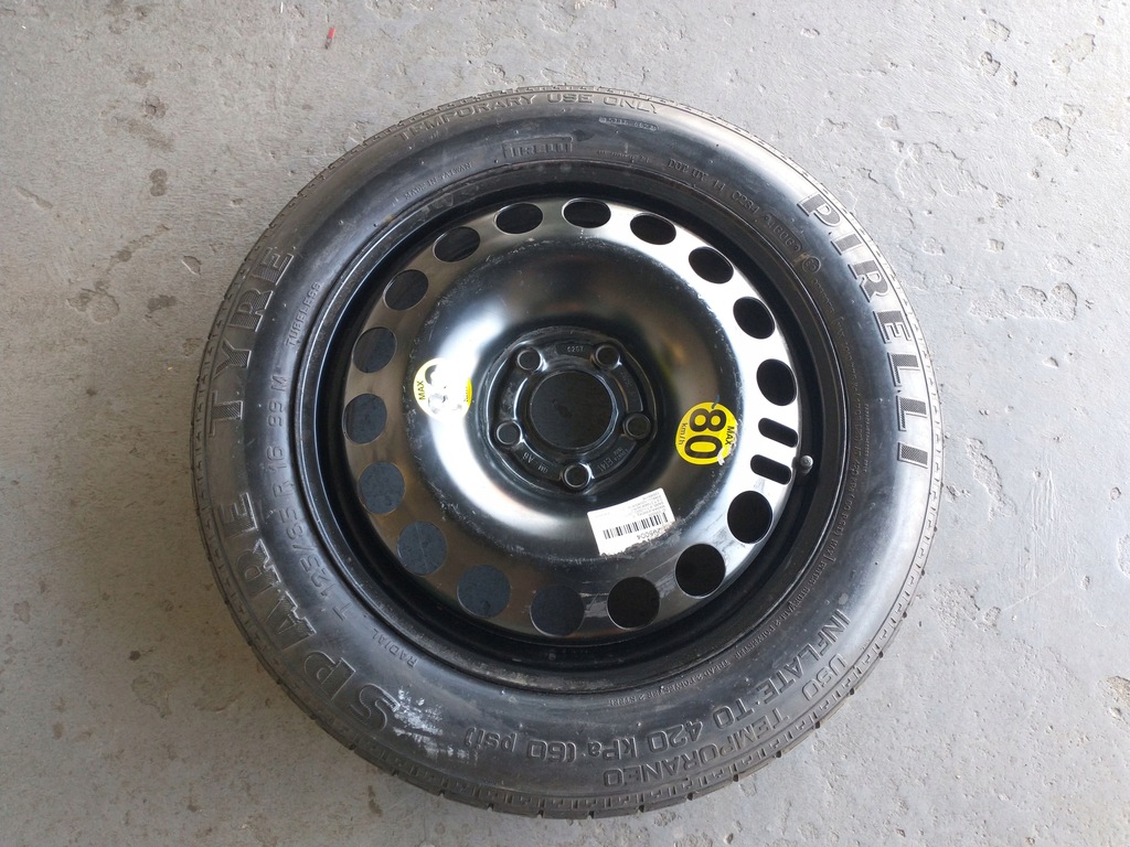 Koło dojazdowe 125/85R16 5x110 Opel Saab