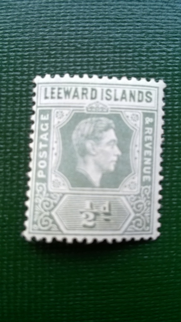 Leeward Islands 0,5d czysty (*), KGVI, kolonie angielskie