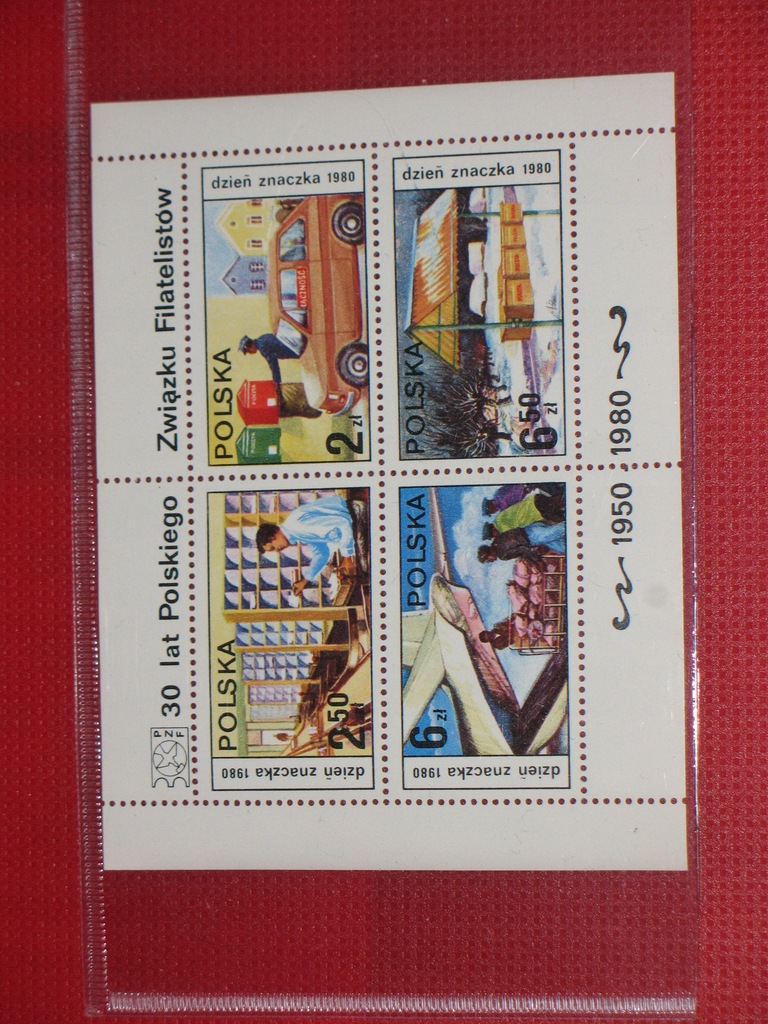 Fi. blok 113 ** Dzień znaczka - postęp pocztowy