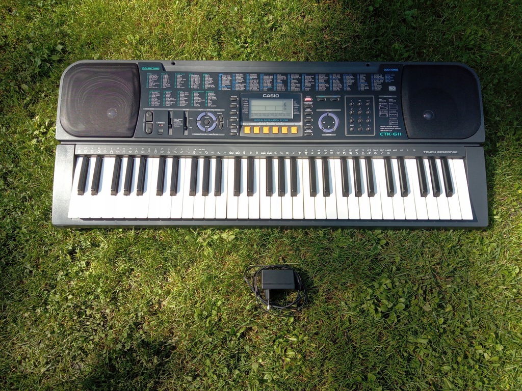 Keyboard Casio CTK611 MIDI, Dynamiczna Klawiatura 12559932890