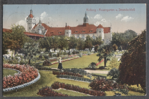 Kołobrzeg, ogród różany, 1930r.