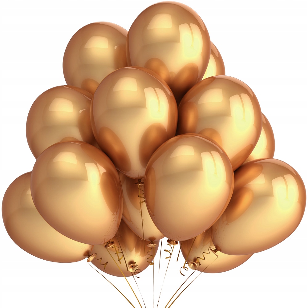 Купить Золотые шары металлик Свадьба День Рождения Большие 25 шт: отзывы, фото, характеристики в интерне-магазине Aredi.ru